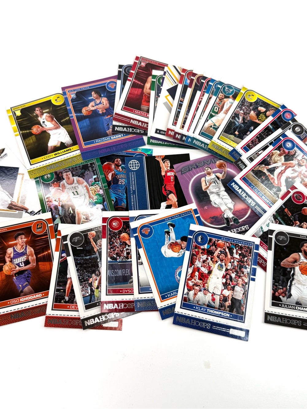 NBA Hoops Basketball Trading Cards Assortment 30 Card Bundle